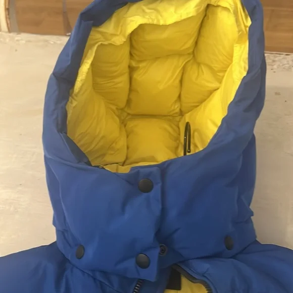 Mackage blue jacket - size 12- feather filled